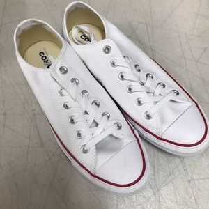 Converse all white shoes